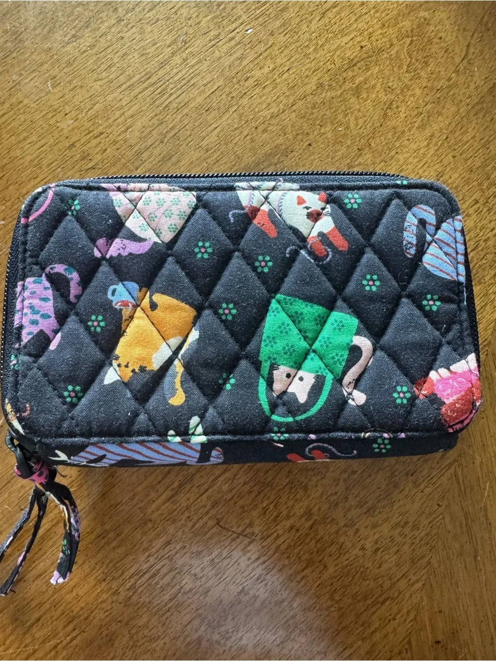 Vera Bradley Herding Cats Zipper Wallet